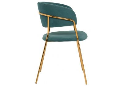 Стул Kamelia green / gold. Фото