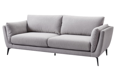 Диван 3-х местный Amsterdam 5176 Серый Никель (NICKEL). Фото