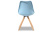 Стул PW072Y голубой. Фото №6