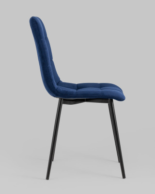 Стул Oliver велюр тёмно-синий. Фото №4