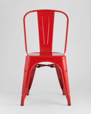 Стул TOLIX красный глянцевый. Фото