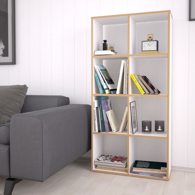 Стеллаж Polini Home Smart, белый. Фото