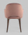 Стул Венера Хани велюр пыльно-розовый ножки дерево. Фото №6