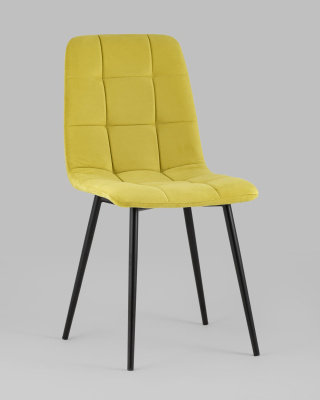 Стул Oliver велюр золотистый. Фото №3