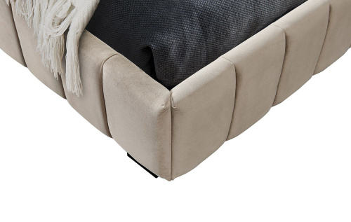 Кровать 8855 бежевая (1400X2000). Фото №8