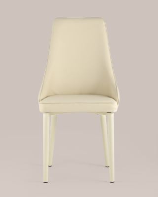 Стул Луис экокожа кремовый. Фото