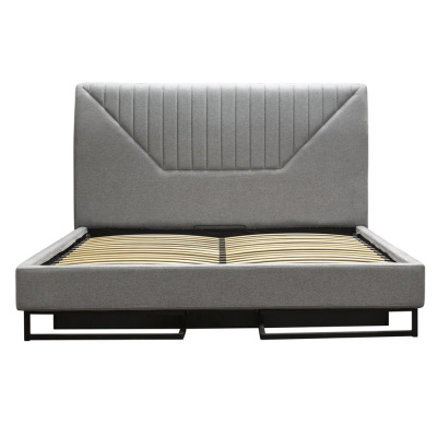 Кровать с ортопедическим основанием и ящиком 1.4 Loft Alberta Стоун. Фото