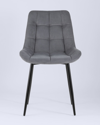 Стул Флекс велюр серый. Фото