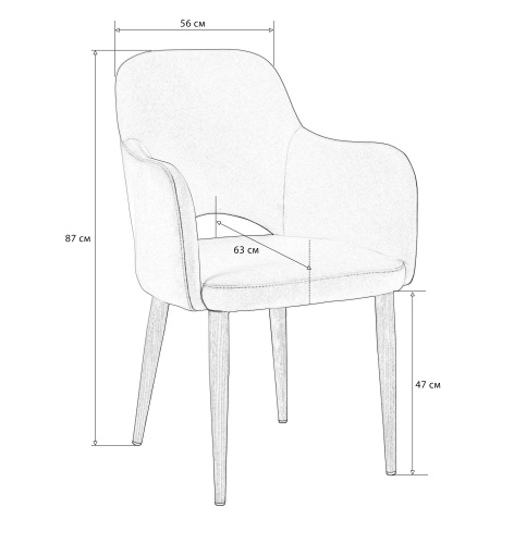 Кресло офисное TopChairs Unit черное фото Кресло офисное TopChairs Unit черное. Фото №3