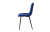 Стул C-1333 синий UF910-19/матовый черный фото Стул C-1333 синий UF910-19/матовый черный. Фото №4