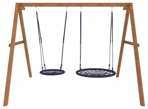 Качели детские Р911-21, коричневый. Фото №4