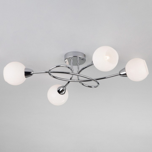 Потолочная люстра Eurosvet Whitney 30133/4 хром. Фото №1