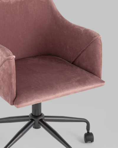 Стул офисный Jamal розовый. Фото №9