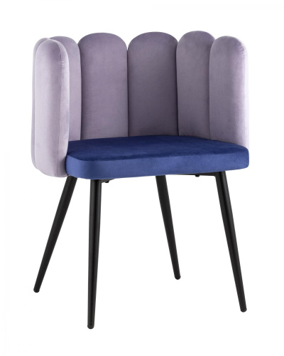 Кресло Карнавал сиреневое/синее. Фото №1