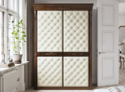 Шкаф-купе Благо Б 8.60-2/2 Классика с каретной стяжкой. Фото №4