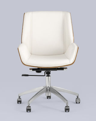 Кресло офисное TopChairs Crown бежевое. Фото