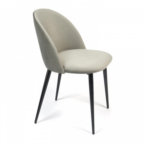 Стул MONRO (mod. 710) ткань/металл, 56х51х80 см, высота до сиденья 47 см, серый barkhat 26/черный (поставляется по 4 шт). Фото №2